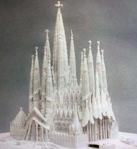 maquette sagrada familia complète finie terminée